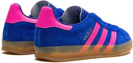 adidas Gazelle Indoor "Blue Lucid Pink" sneakers Blauw
