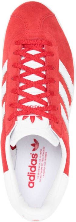 adidas Gazelle sneakers met logoprint Rood