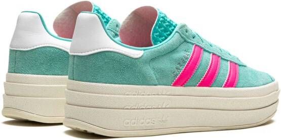 adidas Gazelle sneakers met plateauzool Groen