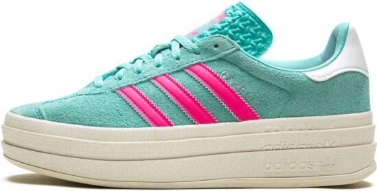 adidas Gazelle sneakers met plateauzool Groen
