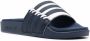 Adidas Gestreepte slippers Blauw - Thumbnail 6