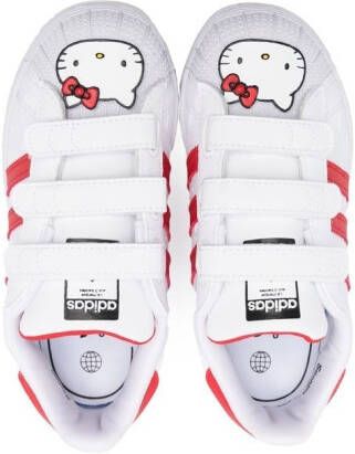 adidas Hello Kitty touch-strap sneakers Wit