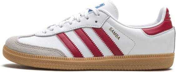 adidas Kids Samba OG "Cloud White" sneakers Wit
