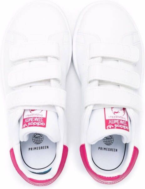 adidas Kids Stan Smith sneakers met klittenband Wit