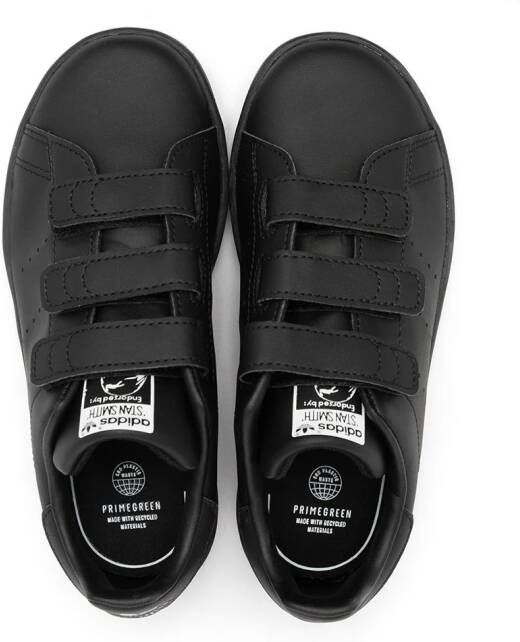 Adidas Kids Stan Smith sneakers met klittenband Zwart Schoenen