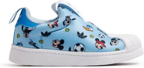 adidas Kids x Disney Mickey Super-Star 360 sneakers Blauw