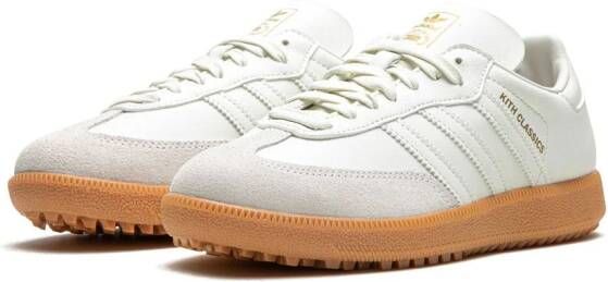 adidas "Kith Samba Golf White Tint Gum sneakers" Wit