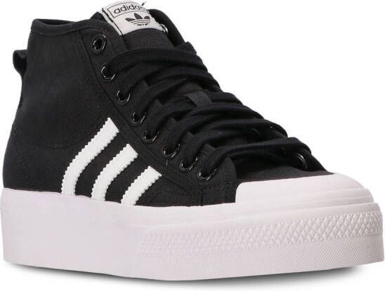 adidas Nizza sneakers met plateauzool Zwart