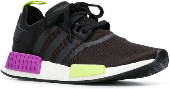 adidas NMD R1 neon sneakers Zwart