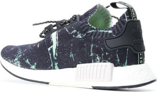 adidas NMD TS1 gebreide sneakers met marmerdessin Blauw