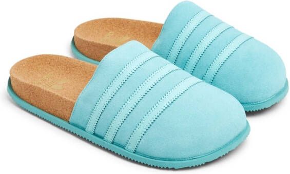 adidas Slippers met ronde neus Blauw
