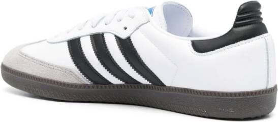 adidas Samba lace-up leather sneakers Wit