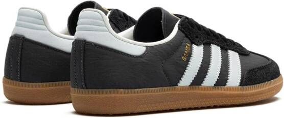 adidas Samba OG "Carbon Almost Blue Chalk White" sneakers Zwart