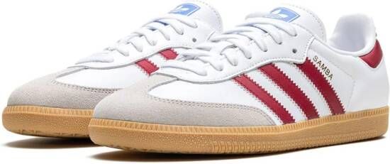 adidas Samba OG "Collegiate Burgundy" sneakers Wit