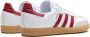 Adidas Samba OG "Collegiate Burgundy" sneakers Wit - Thumbnail 3