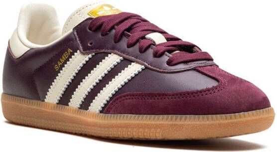 adidas Samba OG "Maroon" sneakers Rood