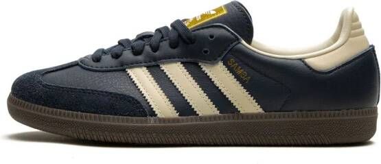 adidas Samba OG "Night Navy Cream White" sneakers Blauw