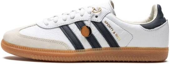 adidas Samba "Sporty & Rich White Black" sneakers Wit