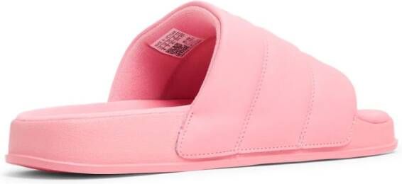 adidas Slippers met logo-reliëf Roze