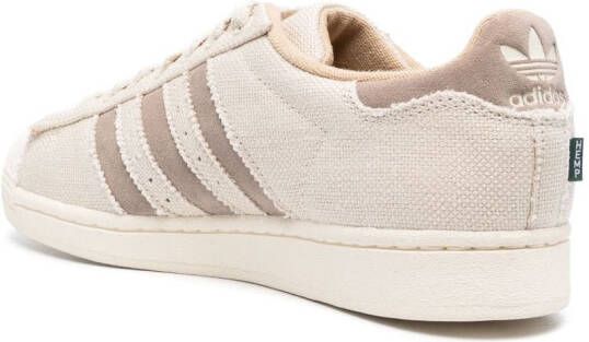 adidas Stan Smith sneakers met gehaakte vlakken Beige