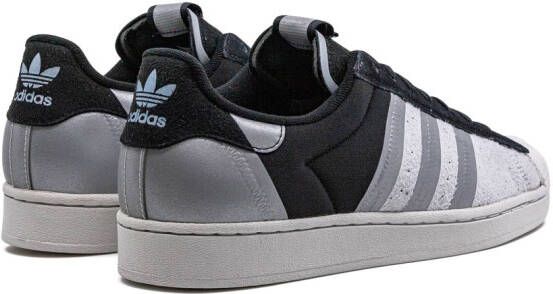adidas "Superstar Black Silver Metallic sneakers" Zwart