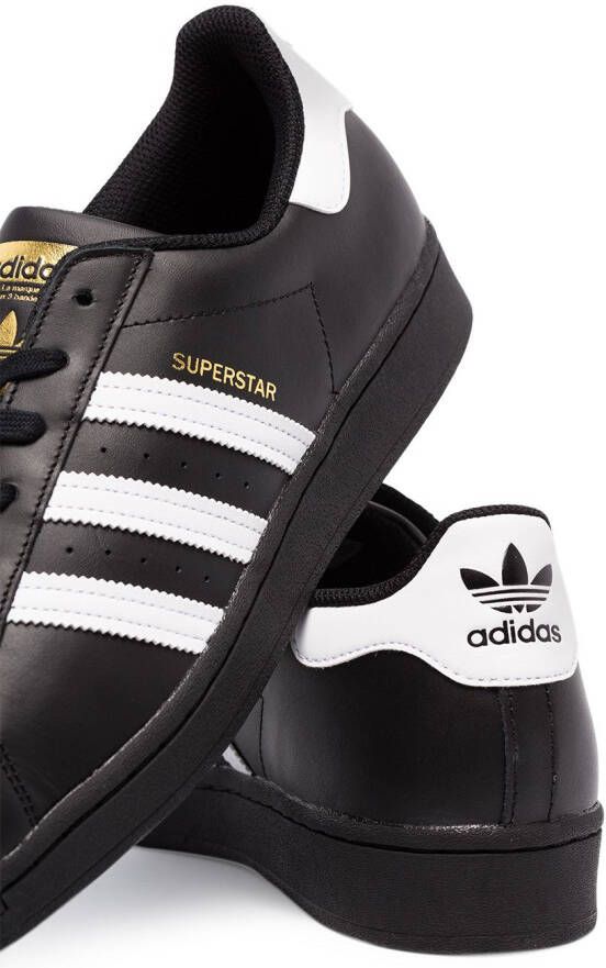 adidas Superstar leren sneakers Zwart