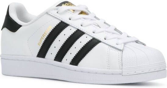 adidas Superstar "White Black Gold" sneakers Wit