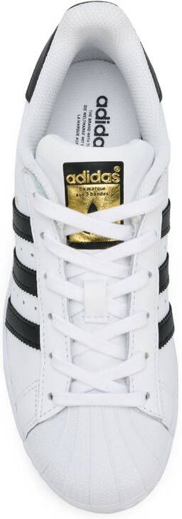 adidas Superstar "White Black Gold" sneakers Wit