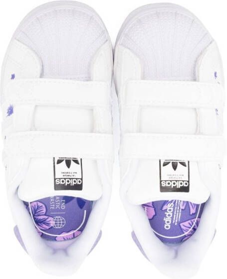 adidas Super-Star sneakers met klittenband Wit