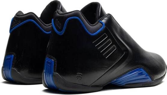 adidas T-Mac 3 Restomod "Core Black Team Royal Blue Silver Met" sneakers Zwart