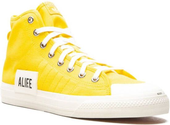adidas x Alife Nizza high-top sneakers Geel