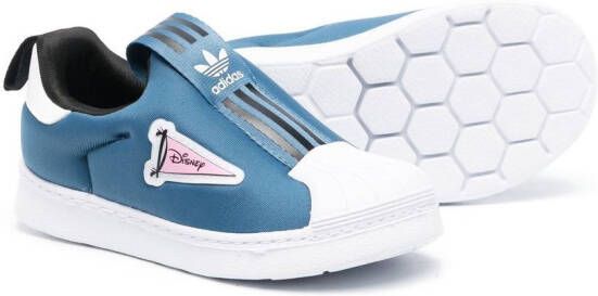 adidas Kids x Disney Superstar 360 low-top sneakers Blauw