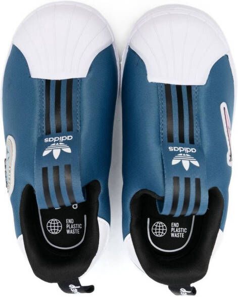 adidas Kids x Disney Superstar 360 low-top sneakers Blauw