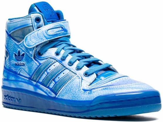 adidas x Jeremy Scott Forum high-top sneakers Blauw
