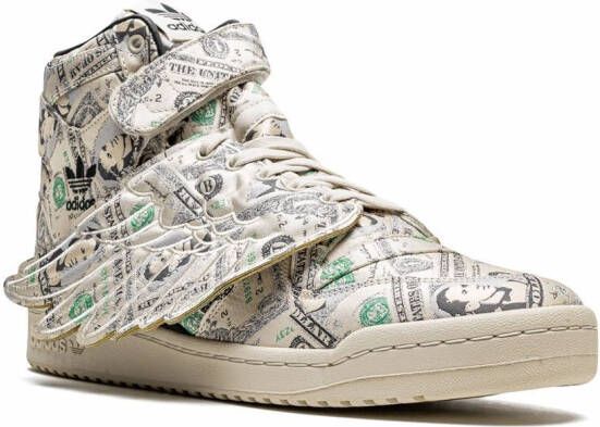 adidas "x Jeremy Scott Forum Wings 1.0 Money sneakers" Bruin