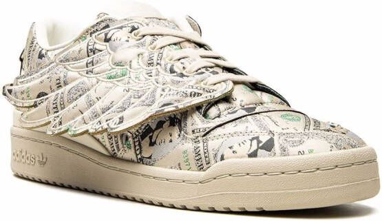 adidas "x Jeremy Scott Forum Wings 1.0 Money sneakers" Bruin