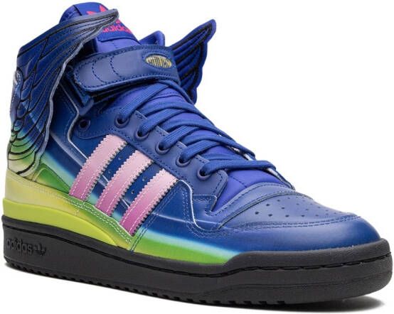 adidas "x Jeremy Scott Forum Wings 4.0 Motorsport sneakers" Blauw