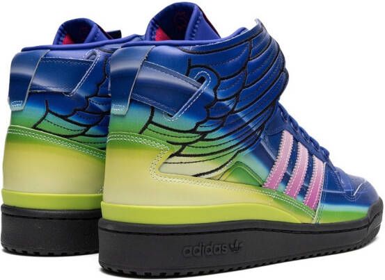 adidas "x Jeremy Scott Forum Wings 4.0 Motorsport sneakers" Blauw