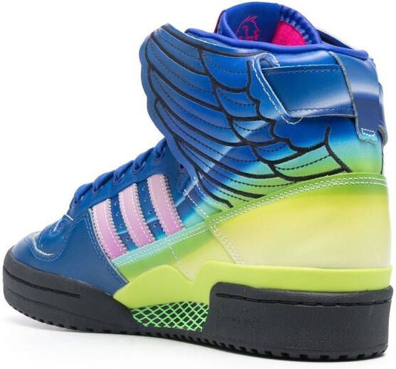 adidas x Jeremy Scott Forum-Wings 4.0 sneakers Blauw