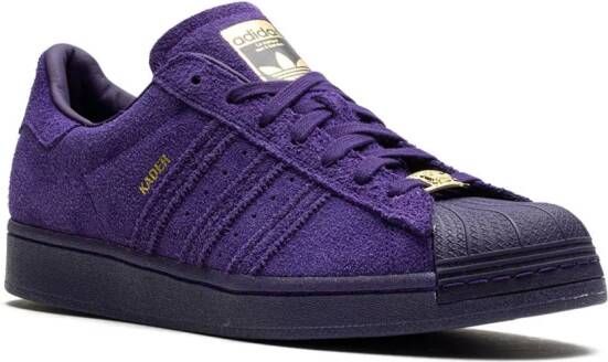 adidas x Kader Superstar ADV "Sylla Dark Purple" sneakers Paars