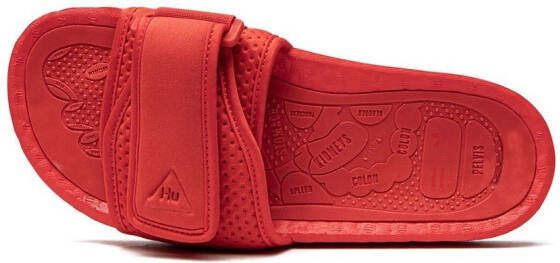 adidas x Pharell Williams Boost slippers Rood
