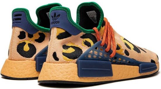 adidas x Pharrell Williams HU NMD sneakers met dierenprint Oranje