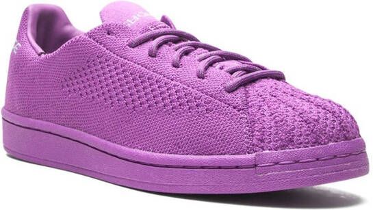 Adidas superstar primeknit women purple on sale