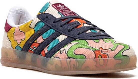 adidas x Sean Wotherspoon Gazelle Indoor ribfluwelen sneakers Wit