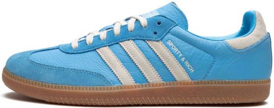 adidas x Sporty & Rich Samba low-top sneakers Blauw