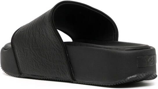 Y-3 chunky slippers Zwart