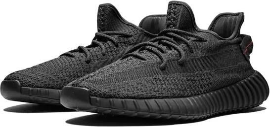 adidas Yeezy Boost 350 V2 Reflective "Black-Static" sneakers Zwart