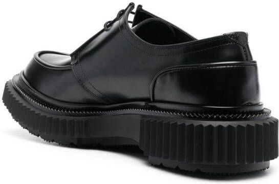 Adieu Paris Loafers met veters Zwart