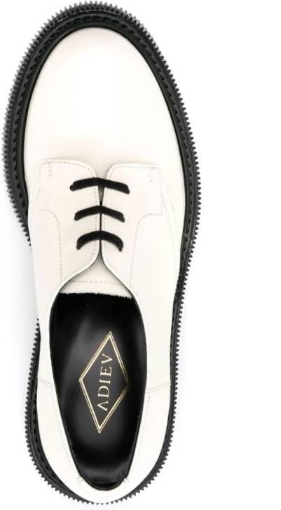 Adieu Paris Type 132 leren derby schoenen Wit