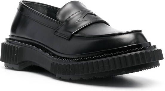 Adieu Paris Type 182 leren loafers Zwart